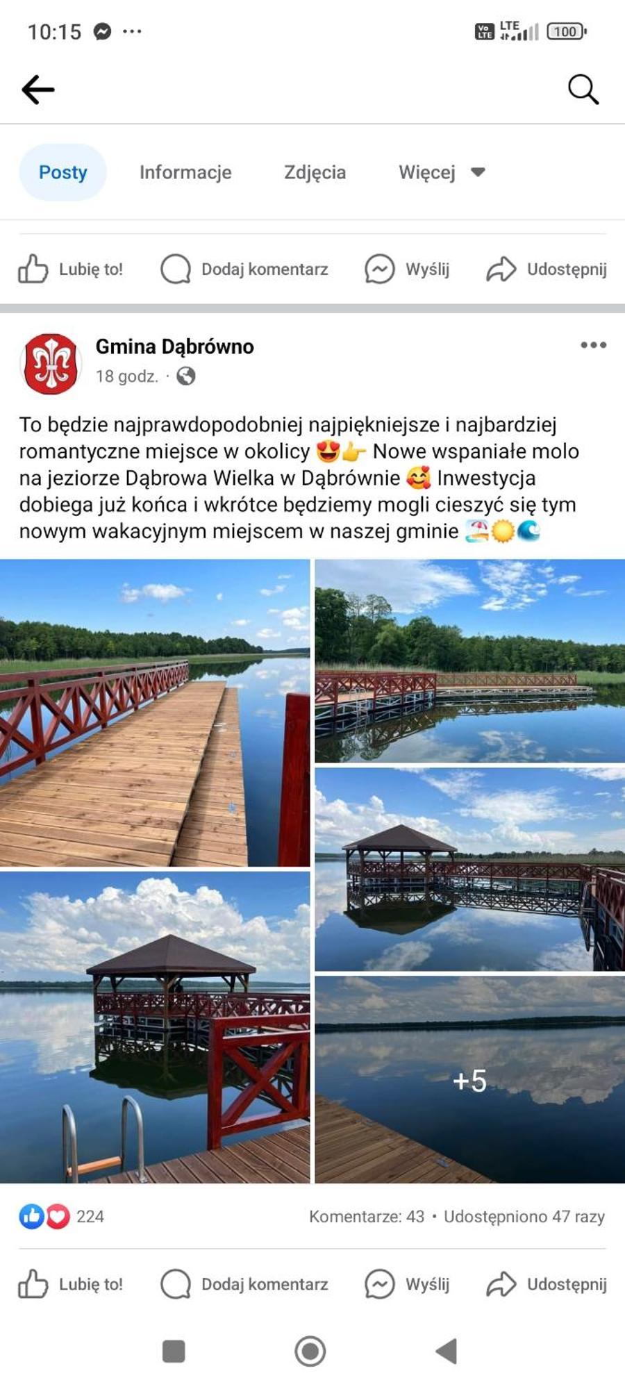 Domki Nad Jeziorem Dąbrówno Eksteriør billede